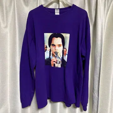 GILDAN 퍼플 긴팔 Wednesday Addams