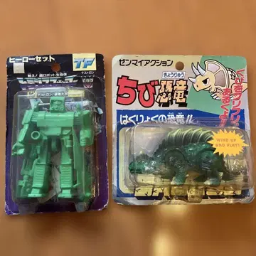 말카 당시제 메가트론과 꼬마 공룡 피규어 미개봉 데드스탁