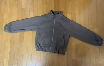 브라운 집업 블루종 자켓