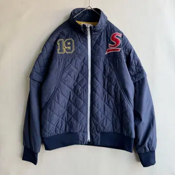 새상품급 스릭슨 여성용 골프 퀼팅 자켓 L 네이비 소매 있음