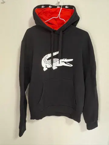 라코스테 빅 로고 후드티