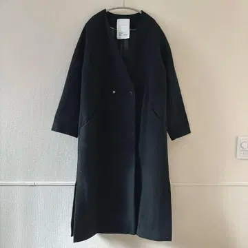 [ ELENDEEK ] 노카라 코트 블랙02 롱