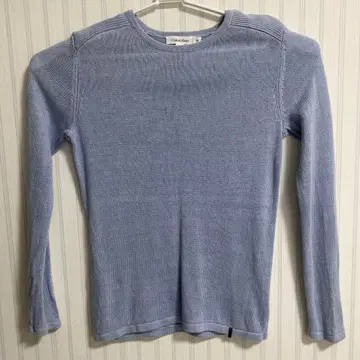 캘빈 클라인 라이트 블루 니트 스웨터