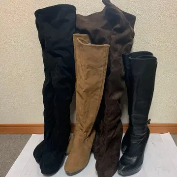 부츠 묶음 판매 4켤레