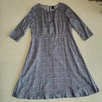 Keith 7부 소매 원피스 42 페이즐리 무늬 꽃무늬