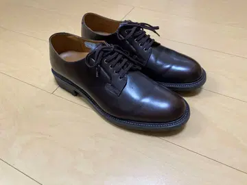 다크 브라운 가죽 레이스업 슈즈