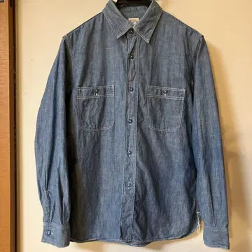 [ orslow 오어슬로우 ] 샴브레이 셔츠 사이즈 2