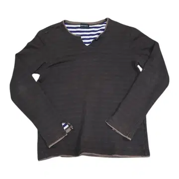 BOYCOTT 브라운 보더 맨투맨 아카이브 y2k