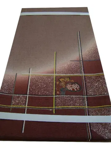 츠무기 코몬용 부드러운 츠무기 후쿠로 오비 순수 실크 미사용 Fs1215