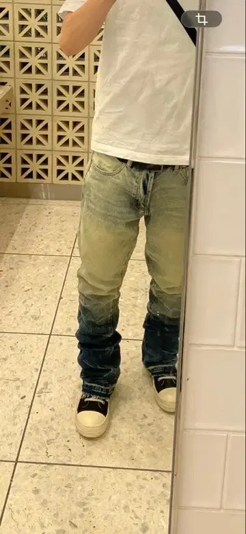 mnml B594 SUN FLARE DENIM PANTS 플레어 팬츠