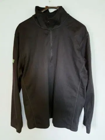 THE NORTH FACE 기업 로고 프린트 저지 하프 지퍼 L