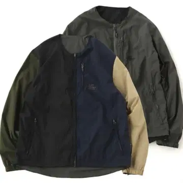 [ Gym Master ] 나일론 윈드 블레이크 노카라 자켓