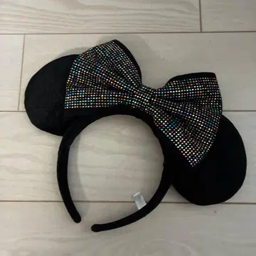 미키 귀 머리띠 스팽글 포함
