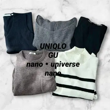 여성용 묶음 판매 심플 니트 스웨터 M 사이즈