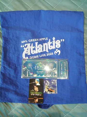 Mrs.GREEN APPLE 메탈 참 Atlantis 토트백