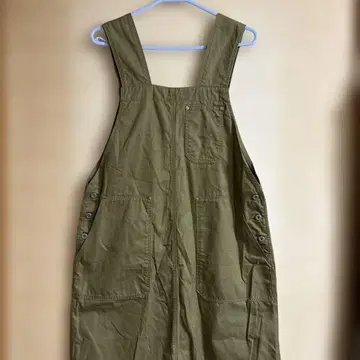 niko And 올리브색 오버롤 스커트