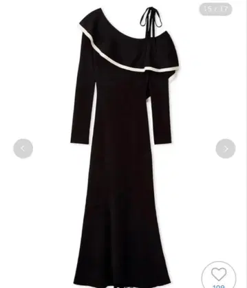 스나이델 원숄 케이프 니트 원피스 SNIDEL