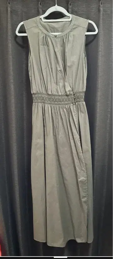 BAYFLOW 2WAY 베스트 원피스 ( 카키 )