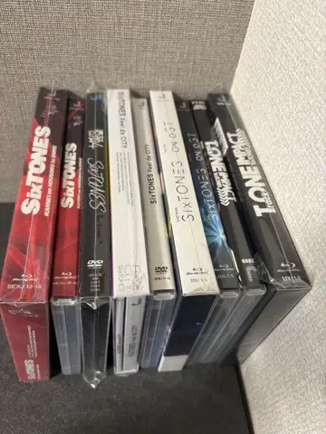 SixTONES 라이브 DVD 9매 세트