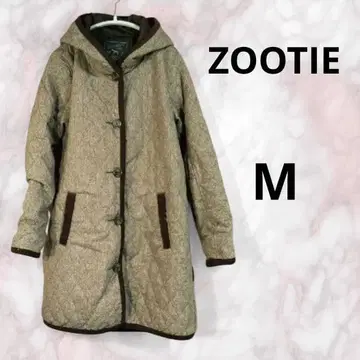 zootie des sucettes 브라운 계열 퀼팅 자켓 후드 M