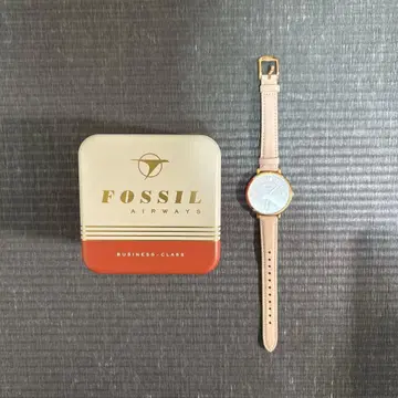 FOSSIL 아날로그 손목시계 베이지