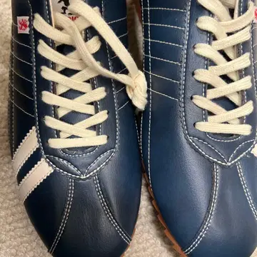 네이비 가죽 스니커즈 사이즈 41 패트릭