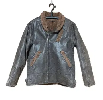 미사용 BEAMS 빔즈 B-3 타입 가죽 자켓 M