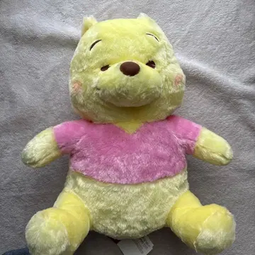 [디즈니] 곰돌이 푸 빨간 볼 슈퍼 라지 파스텔 봉제 인형