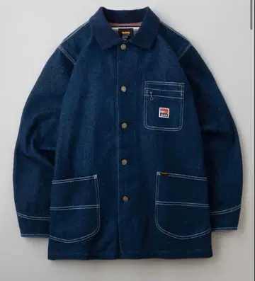 BLUCO 부루코 데님 커버올 자켓 INDIGO