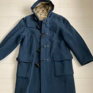 CLOVERALL 네이비 더플 코트
