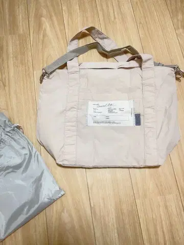 Francfranc 파우더 핑크 여행 마더백