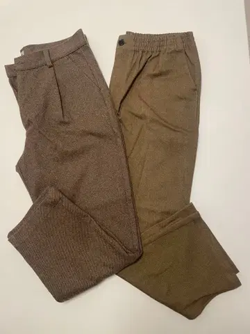 와이드 팬츠 이지 팬츠 2종 세트