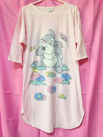 [구제 의류] 토끼 파자마 원피스 팬시