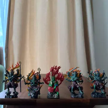 오대명왕 5체 세트 카바야 세계의 신화 제2집 불교 신화편