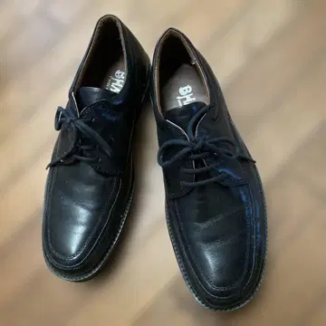 BHMA 블랙 가죽 드레스 슈즈