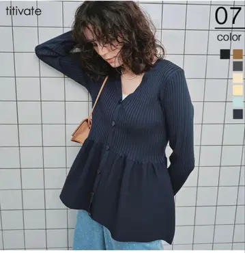 titivate 차콜 그레이 전후 2way 페플럼 M 사이즈