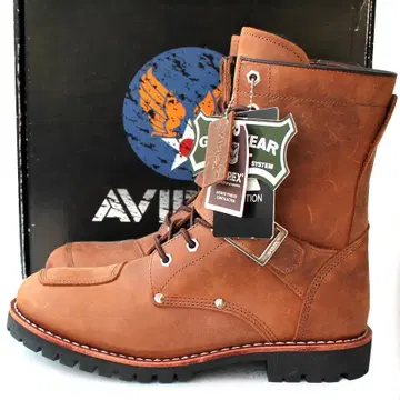 미사용에 가까운 AVIREX 엔지니어 부츠 바이커 클레이지 호스