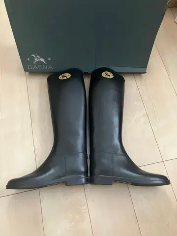 DAFNA 블랙 장화 레인부츠 다프나 24.5 39