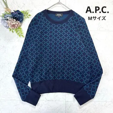 A.P.C. 아페쎄 크루넥 스웨터 풀오버 올 패턴 M 사이즈