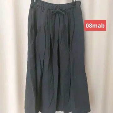 08맵 08Mab 린넨 플레어 스커트