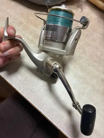 시마노 95 트윈 파워 8000 XTH! 하이 기어 사양 & 나사식 핸들