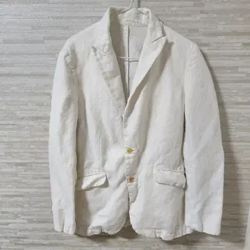 SHIPS 린넨 테일러드 자켓 올메텍스 테프론 화이트 M