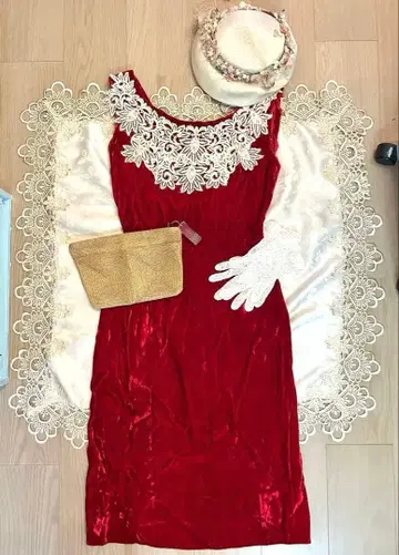 50년대 Edith flagg 실크 벨로아 타이트 원피스 빈티지