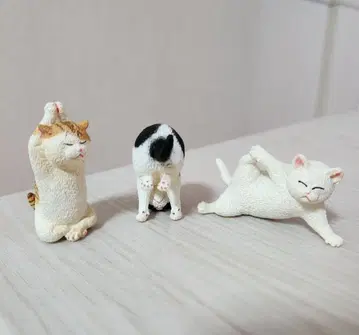 애니멀 라이프 베이비 요가 캣 아사쿠마 토시오 고양이 피규어