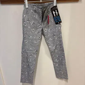 Kappa 꽃무늬 체크 팬츠