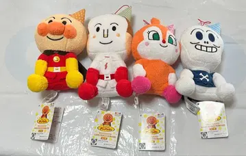 호빵맨 코로후와 와이와이 파티 봉제 인형 전 4종