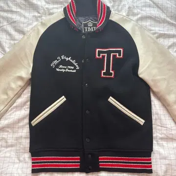 TMJ Bigholiday 바시티 자켓 바이컬러