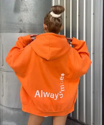 Miney 속기모 BIG 후디 [ ALWAYS SMILE ]