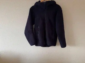 유니클로 men's 플리스 보아 자켓 후드 부착 NAVY S