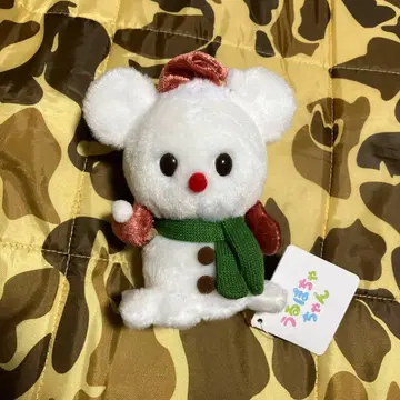 디즈니 우루포챠짱 봉제 인형 눈사람 미키 크리스마스 2023